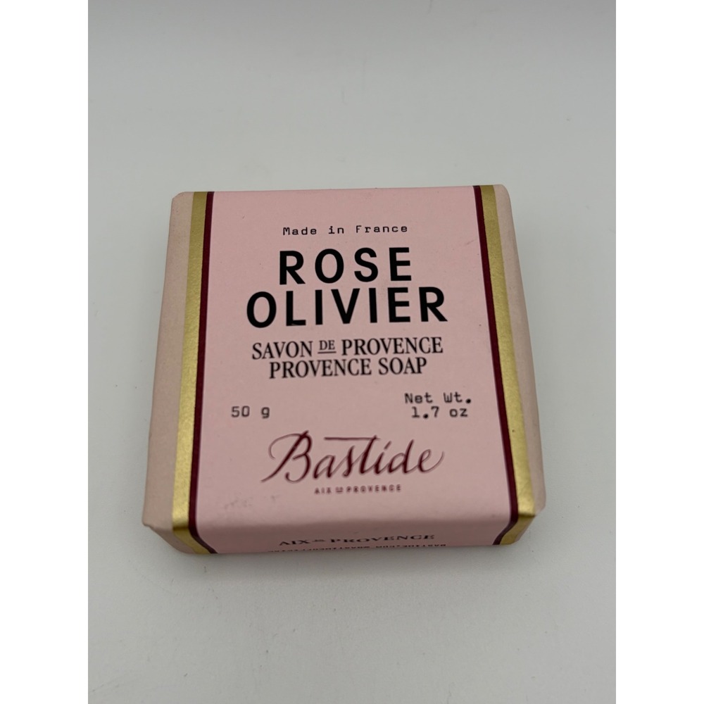 Bastide Rose Olivier Savon de Provence Soap 50g 1.7oz Made in France New